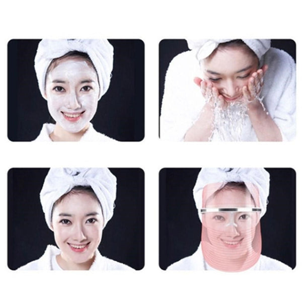 LED Anti-aging Face Mask - 3 Color Therapy