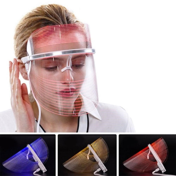 LED Anti-aging Face Mask - 3 Color Therapy