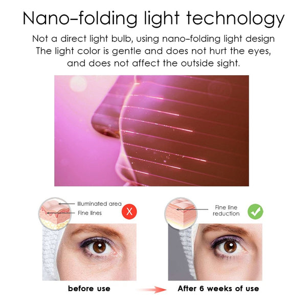 LED Anti-aging Face Mask - 3 Color Therapy