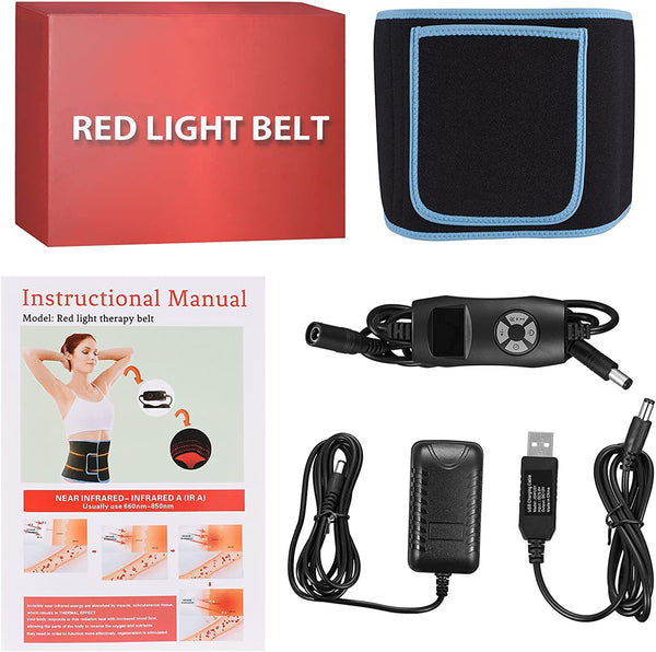 Red Infrared Light Therapy Belt - Pain Relief and Slimming