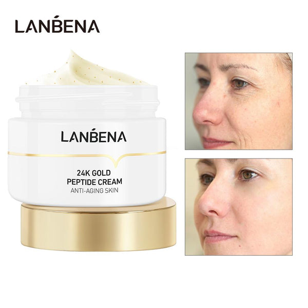 LANBENA 24K Gold Peptide Anti-Aging Skin Cream