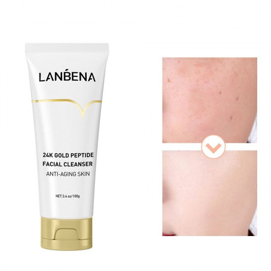 LANBENA 24k Gold Peptide Facial Cleanser