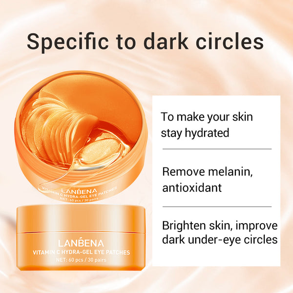 LANBENA Vitamin C Eye Mask - Moisturizer, Anti Aging, Remove Eye Bags