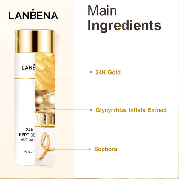 LANBENA 24k Gold Peptide Facial Toner