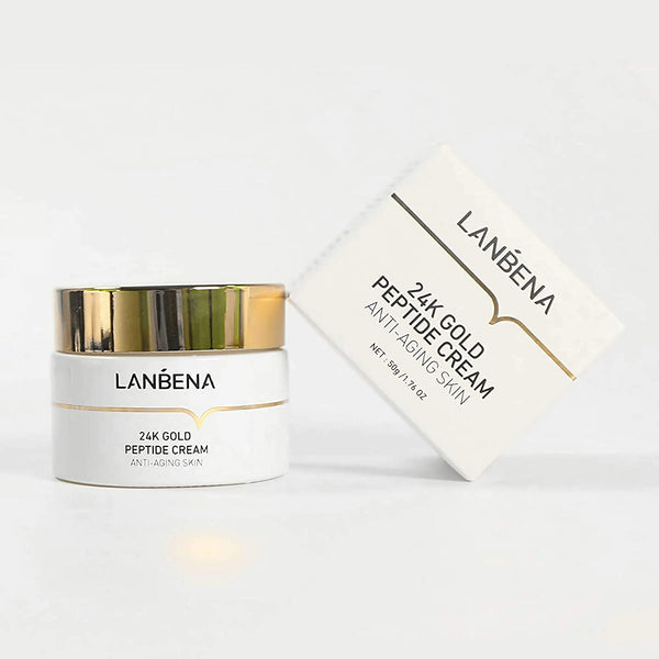 LANBENA 24K Gold Peptide Anti-Aging Skin Cream