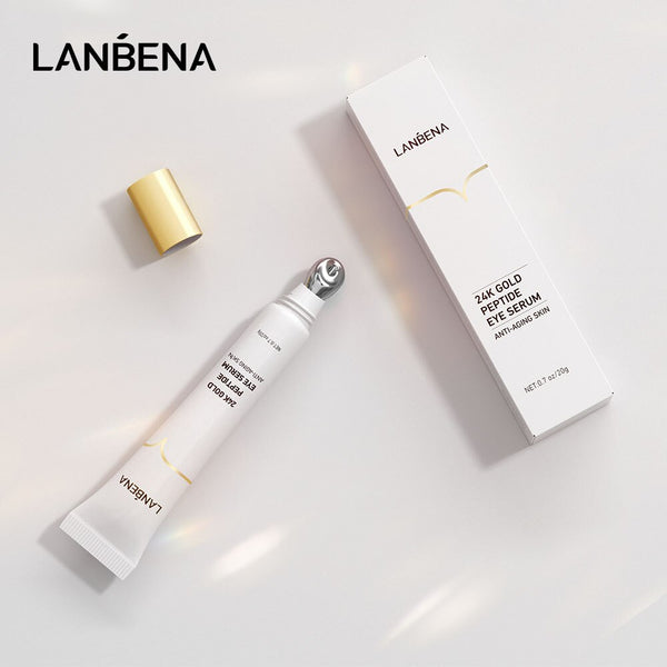 LANBENA 24K Gold Peptide ye Serum for removal of wrinkles around eyes