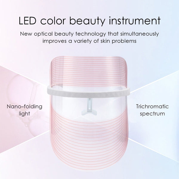 LED Anti-aging Face Mask - 3 Color Therapy